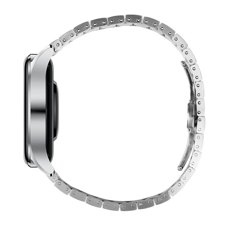 For Huawei Watch GT 2e Strap Metal Quick Release Watch Band with Butterfly Buckle, Silver