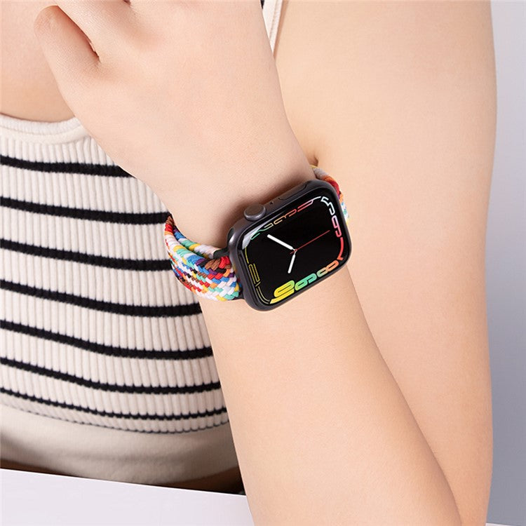 Watch Strap for Apple Watch Series 10 42mm / 9 8 7 41mm / SE (2023) SE (2022) SE 6 5 4 40mm / 3 2 1 38mm Watch Band with Magnetic Buckle - Crimson Cherry
