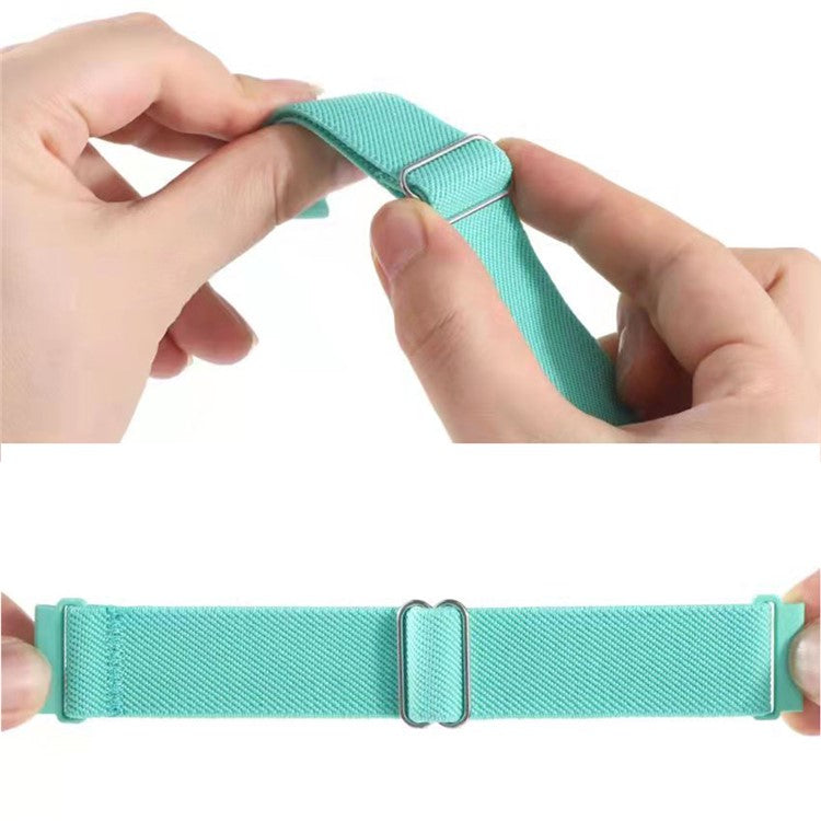 For Samsung Galaxy Watch3 45mm / Huawei Watch GT 4 46mm Nylon Watch Band 22mm Replacement Strap - Mint Green