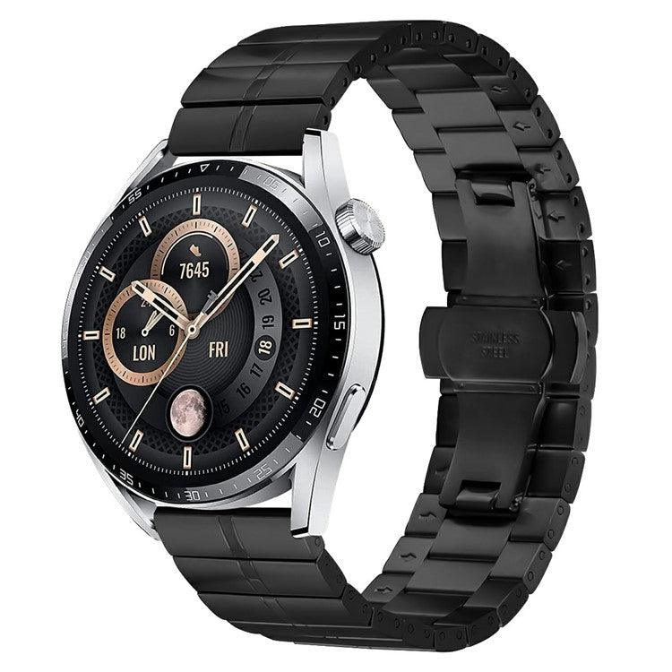 Stainless Steel Strap for Xiaomi Watch S1 / S1 Active Replacement Watch Band with Buckle - Black