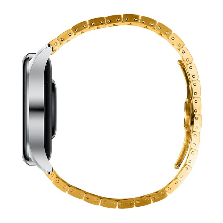 Armband for Huami Amazfit GTR 4 46mm / GTR 3 / GTR 3 Pro / GTR 2e / GTR 2 Stainless Steel Watch Band Strap with Buckle - Gold + Silver