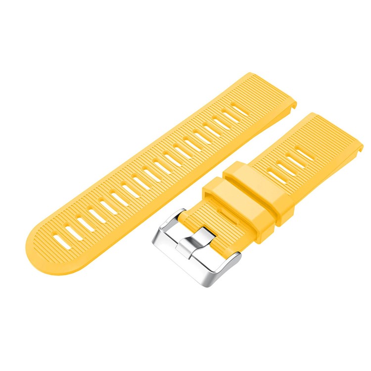 KALEBO LKLB-HWGJ-001 For Garmin Fenix 6X / Fenix 7X / Instinct 2X Smart Watch Band QuickFit 26mm Silicone Strap - Yellow