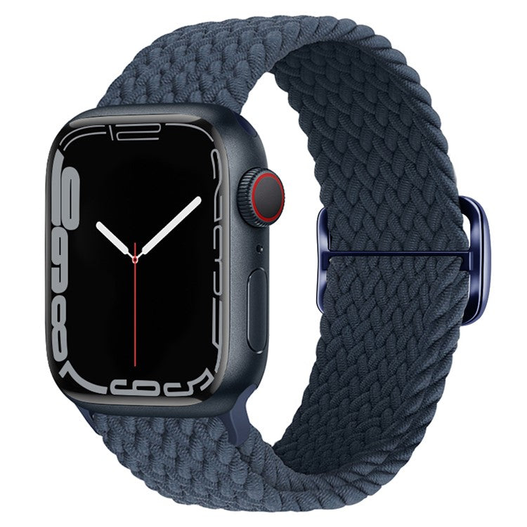 KALEBOL Watch Band For Apple Watch Series 10 42mm / 9 8 7 41mm / SE (2023) SE (2022) SE 6 5 4 40mm / 3 2 1 38mm Nylon Strap - Deep Blue