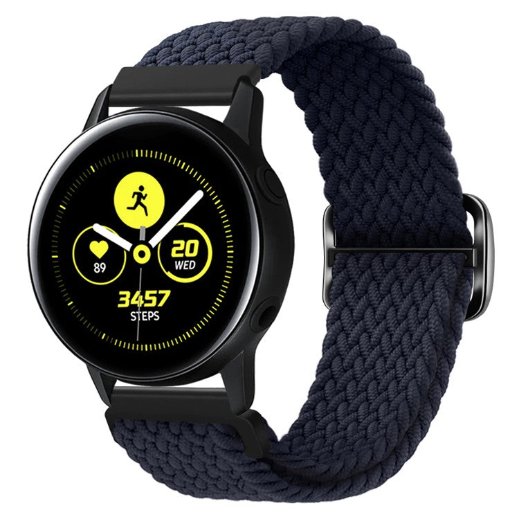 KALEBOL KLB-BZNL-001 For Samsung Galaxy Watch6 Classic 43mm / 47mm Watch Band 20mm Nylon Replacement Strap - Charcoal