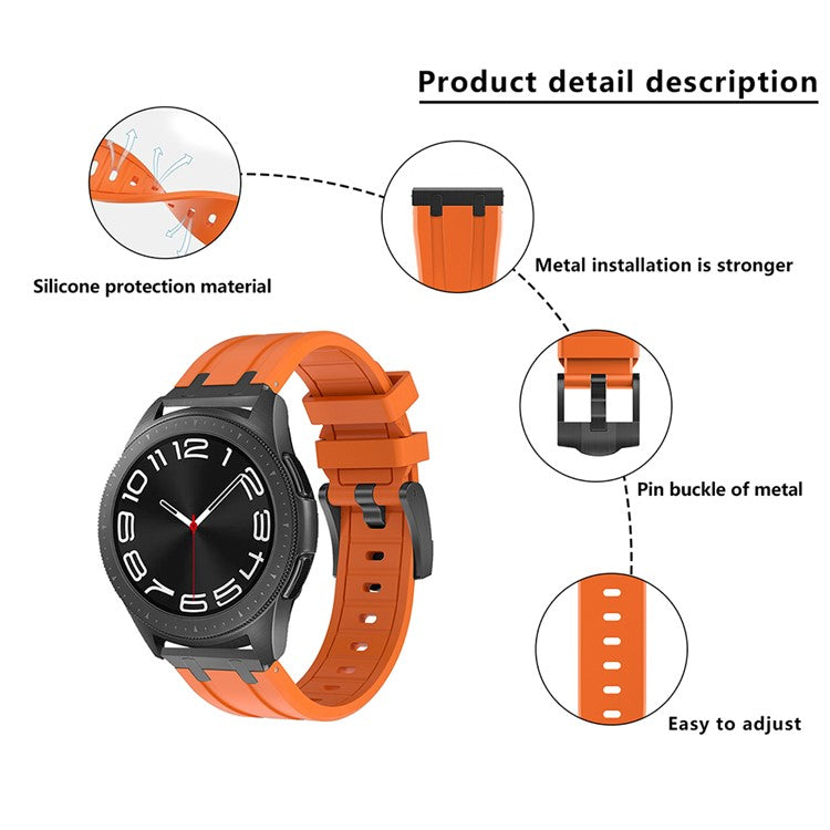 KALEBOL KLB-YTGJ-001 for Samsung Galaxy Watch3 45mm / Huawei Watch Ultimate / Watch GT 3 SE Liquid Silicone Watch Band - Black+Grey