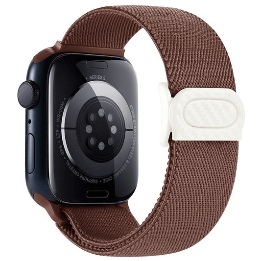 For Apple Watch 10 46mm / Ultra 2 / Ultra 49mm / 9 8 7 45mm / SE (2023) SE (2022) SE 6 5 4 44mm / 3 2 1 42mm Nylon Watch Strap - Smoke Purple