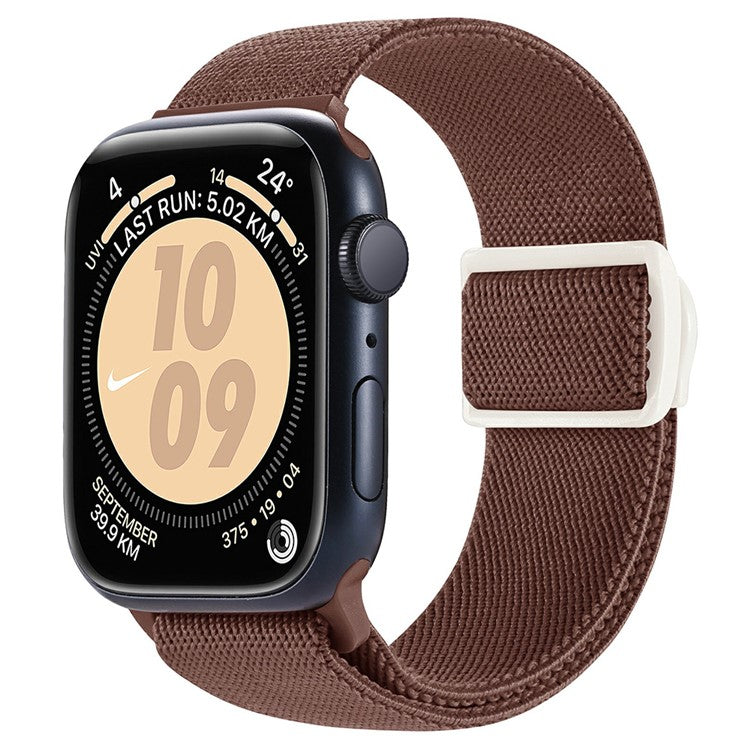 For Apple Watch 10 46mm / Ultra 2 / Ultra 49mm / 9 8 7 45mm / SE (2023) SE (2022) SE 6 5 4 44mm / 3 2 1 42mm Nylon Watch Strap - Smoke Purple