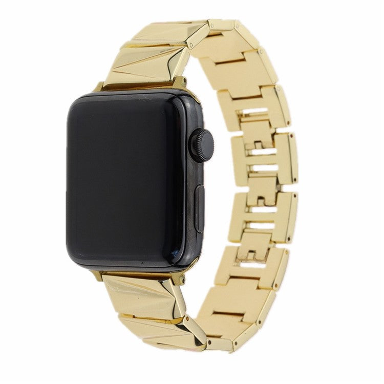 For Apple Watch 10 46mm / Ultra 2 / Ultra 49mm / 9 8 7 45mm / SE (2023) SE (2022) SE 6 5 4 44mm / 3 2 1 42mm Aluminium Alloy Watch Band  - Gold