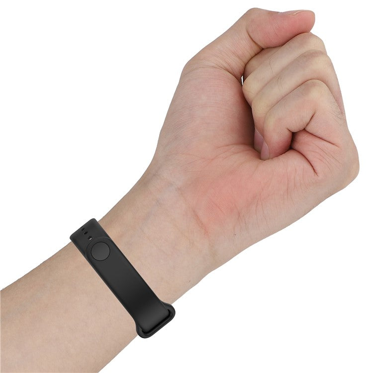 For Honor Band 9 Watch Band Soft TPU Adjustable Wrist Strap - White