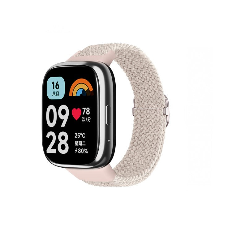 For Xiaomi Redmi Watch 3 Active Smart Watch Band Woven Replacement Strap - Starlight