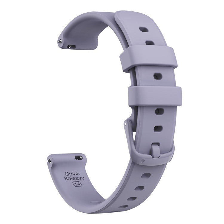 For Garmin Lily Silicone Watch Strap Adjustable Wrist Band Replacement - Violet Purple