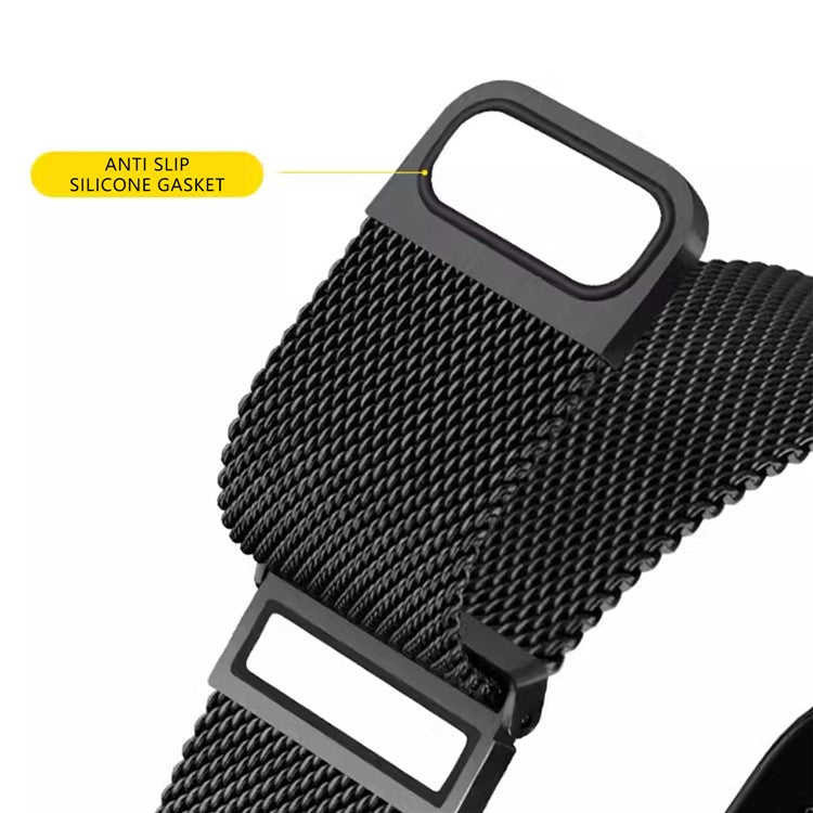 Milanese Mesh Loop Strap For Apple Watch Series 10 42mm / 9 8 7 41mm / 6 5 4 SE (2023) SE (2022) SE 40mm / 3 2 1 38mm Magnetic Watch Band - Rose Gold