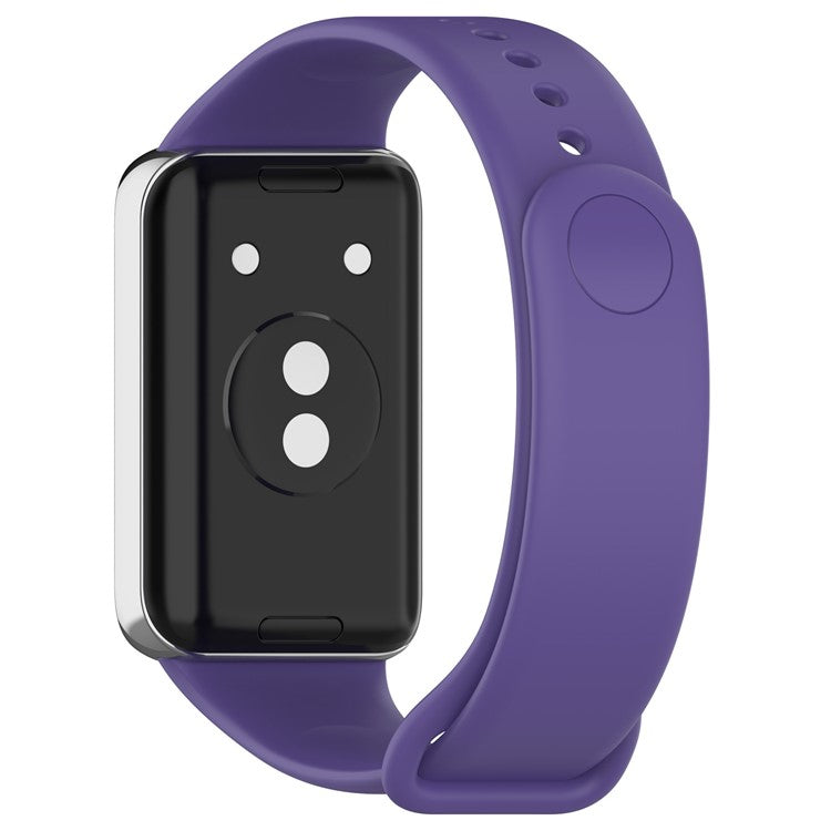 For Honor Band 9 Silicone Watch Strap Replacement Wrist Band - Purple