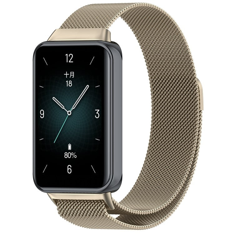 For Honor Band 9 Smart Watch Band Metal Milanese Strap Replacement - Starlight