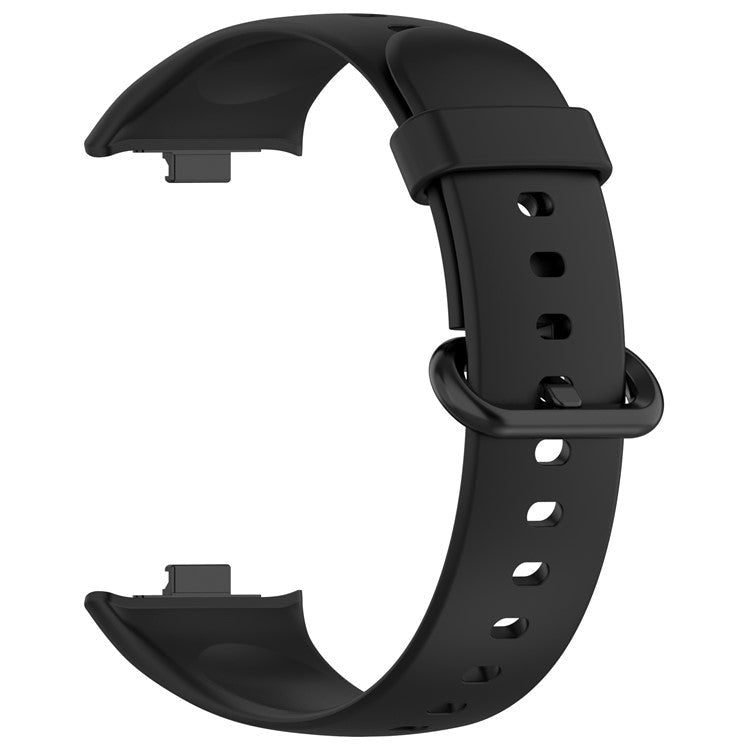 Wrist Band for Xiaomi Redmi Watch 4 Soft Silicone Smartwatch Bracelet Strap - Black