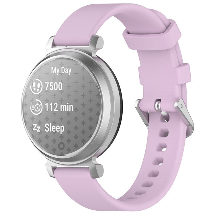 For Garmin Lily 2 Active / Lily 2 Smart Watch Strap Replacement Adjustable Silicone Band - Purple