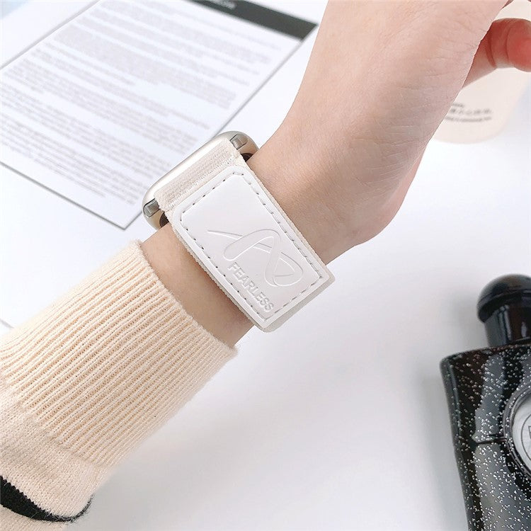 For Apple Watch 10 46mm / Ultra 2 / Ultra 49mm / 9 8 7 45mm / SE (2023) SE (2022) SE 6 5 4 44mm / 3 2 1 42mm Nylon Watch Band - Black