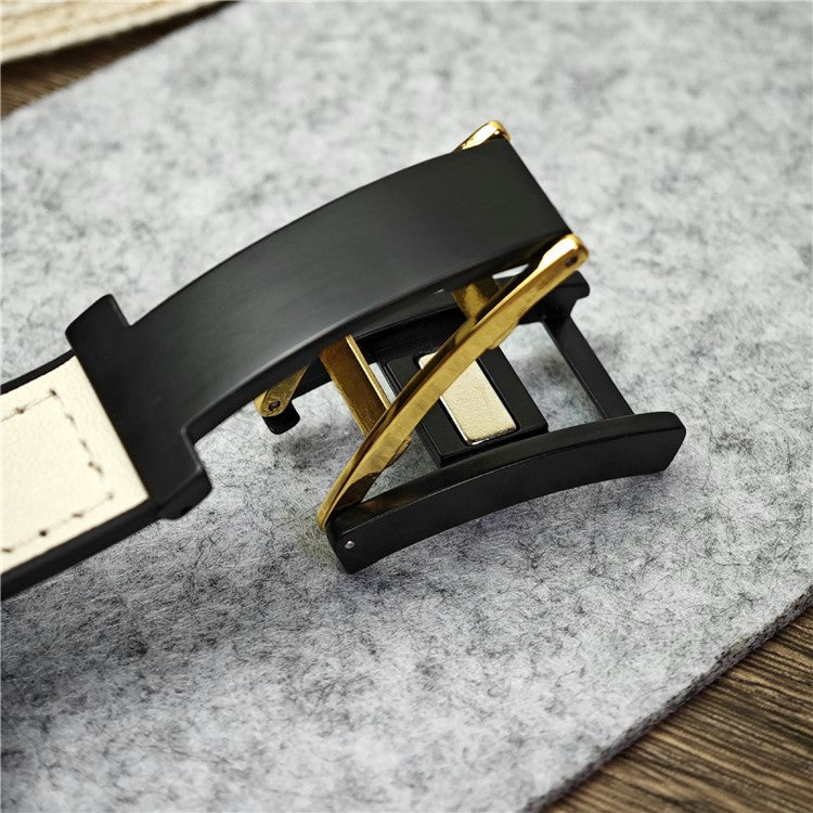 For Apple Watch 10 46mm / Ultra 2 / Ultra 49mm / 9 8 7 45mm / SE (2023) SE (2022) SE 6 5 4 44mm / 3 2 1 42mm Watch Band Magnetic Buckle - Tan
