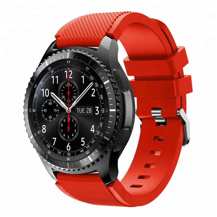 For Huawei Watch Watch 4 / GT 4 46mm / 4 Pro Replacement Strap 22mm Silicone Watch Band - Red