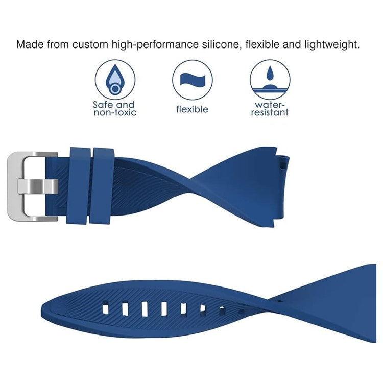 For Huawei Watch Watch 4 / GT 4 46mm / 4 Pro Replacement Strap 22mm Silicone Watch Band - White