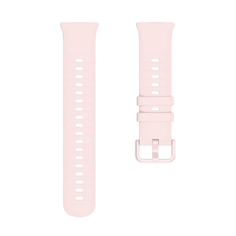 For Huawei Watch Fit 3 Silicone Watch Band Adjustable Strap Replacement - Pink
