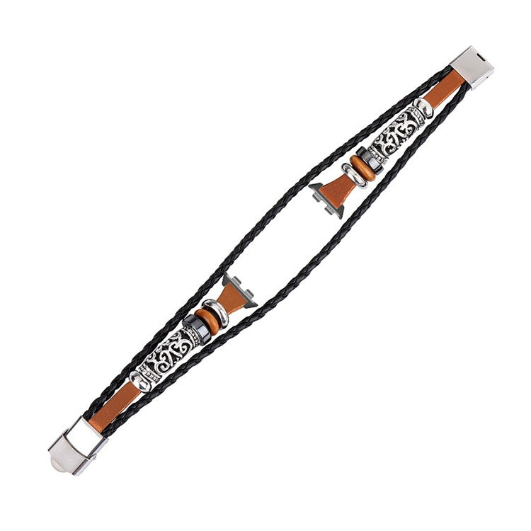 For Honor Band 9 Replacement Band Ethnic Retro Style Watch Strap - Brown