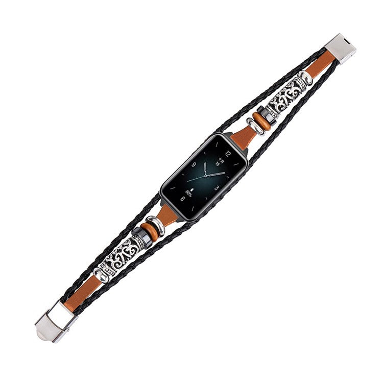 For Honor Band 9 Replacement Band Ethnic Retro Style Watch Strap - Brown