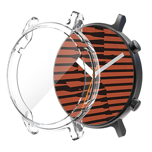 Electroplated TPU All-wrapped Protector Cover for Huawei Watch GT 2 42mm - Transparent