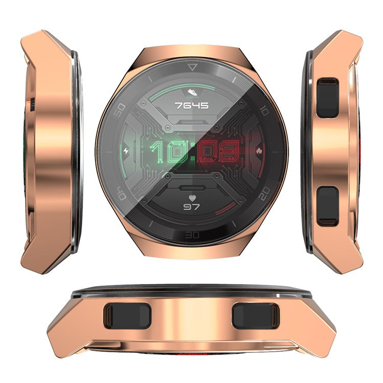 All-round Protective Electroplating TPU Shell for Huawei Watch GT 2e - Rose Gold
