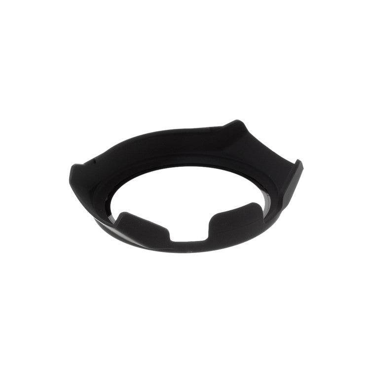 Rubberized PC Frame Intergrated Tempered Glass Screen Protector Smart Watch Cover for Huawei Watch GT 2e - Black