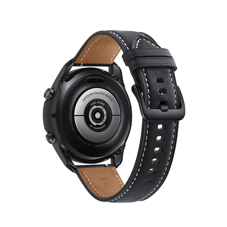 ENKAY HAT PRINCE Matte PC Case with 0.2mm 2.15D 9H Tempered Glass Film for Samsung Galaxy Watch3 41mm - Black