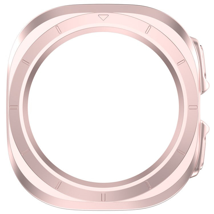 For Samsung Galaxy Watch Ultra 47mm Hard PC Case Half-Guard Watch Case Cover - Pink