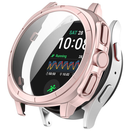 For Samsung Galaxy Watch7 44mm Anti-Collision TPU Watch Case Protective Frame - Pink