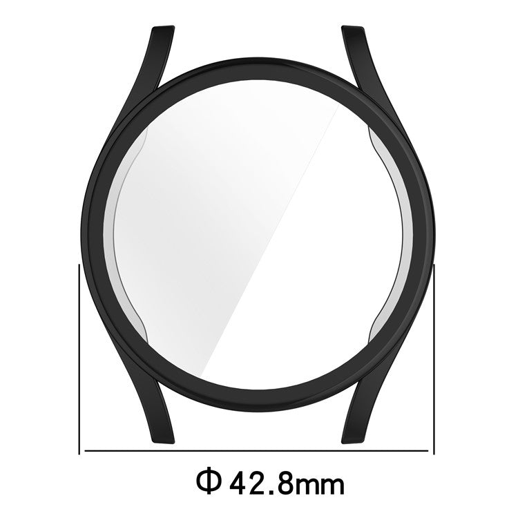 For Samsung Galaxy Watch7 40mm Watch Case Electroplating TPU Full Cover - Blue