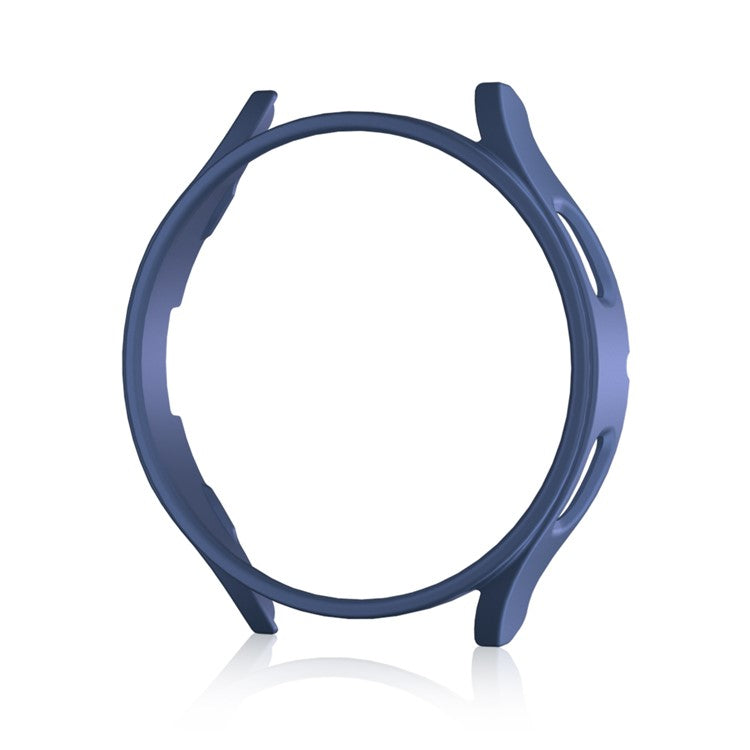 For Samsung Galaxy Watch7 44mm Case Hollow Hard PC Watch Case Cover - Blue
