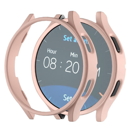 For Samsung Galaxy Watch7 40mm Case Hard PC Hollow Protective Watch Cover - Pink