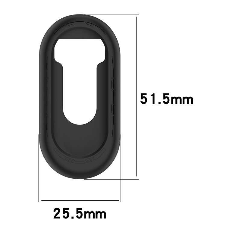 For Xiaomi Smart Band 9 / 9 NFC Silicone Cover Watch Frame Case Cover Edge Protector - Midnight Blue
