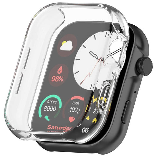 For Noise Colorfit Ultra 3 Drop Protection TPU Cover Watch Frame Case Edge Protector - Transparent