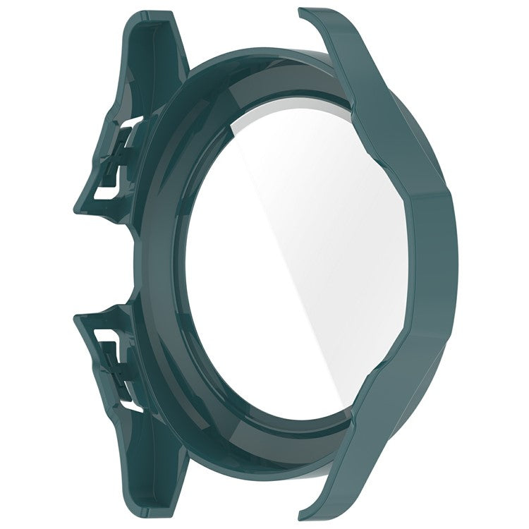 For Xiaomi Watch S4 Sport Watch Case Hard PC Cover with Tempered Glass Screen Film - Green