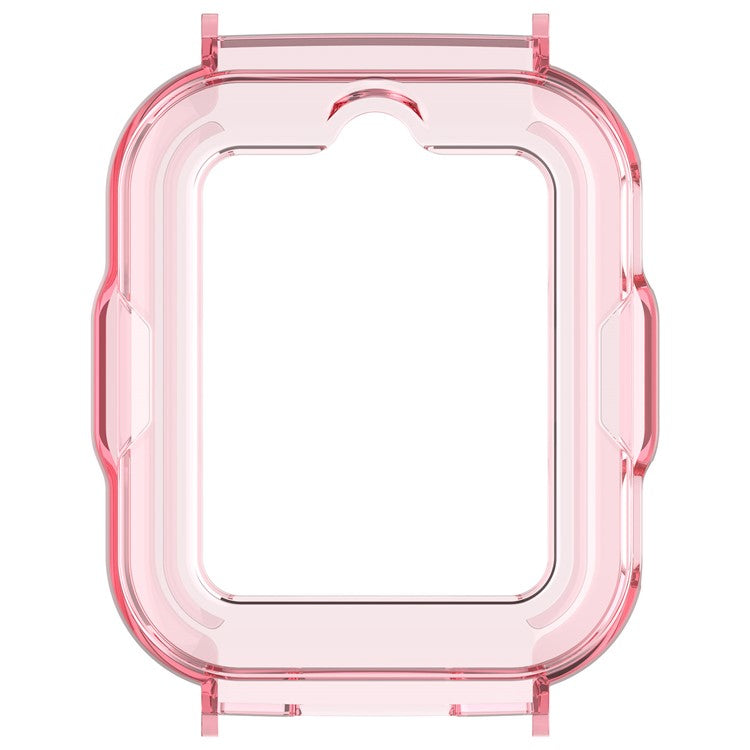 For Huawei Children's Watch 4 Pro Watch Case Half-Cover TPU Protective Cover - Transparent Pink