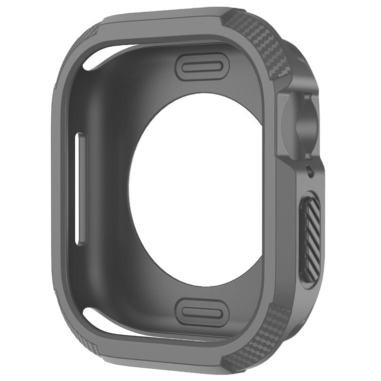 For Apple Watch Series 10 42mm Protective Cover Rugged TPU Watch Case - Grey
