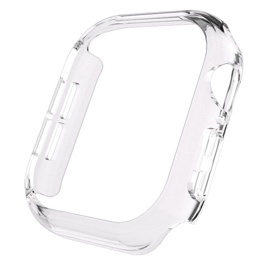 For Apple Watch Series 10 46mm Case Matte Hollow Hard PC Watch Protective Cover - Transparent