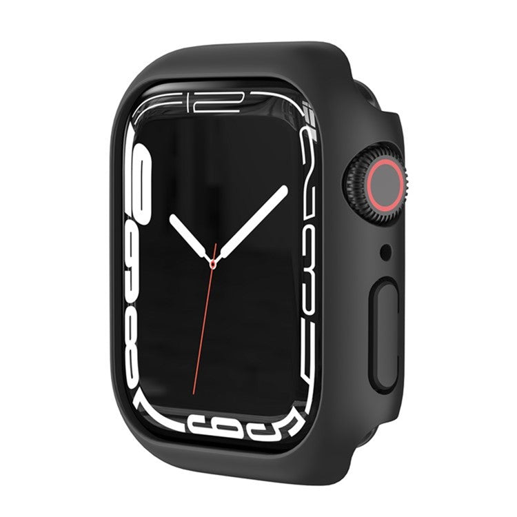 For Apple Watch Series 10 46mm Case Matte Hollow Hard PC Watch Protective Cover - Transparent