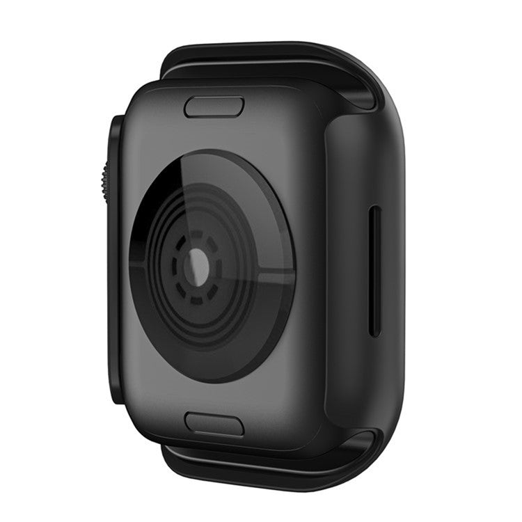 For Apple Watch Series 10 46mm Case Matte Hollow Hard PC Watch Protective Cover - Official Green