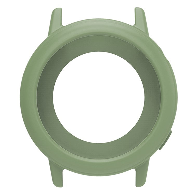For Huawei Watch GT 3 42mm Watch Case Soft Silicone Hollow Watch Frame Cover - Green