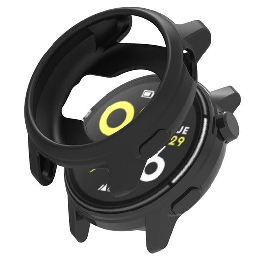 For Coros Pace 3 Watch Case Cover Shockproof Soft Silicone Protective Cover - Black