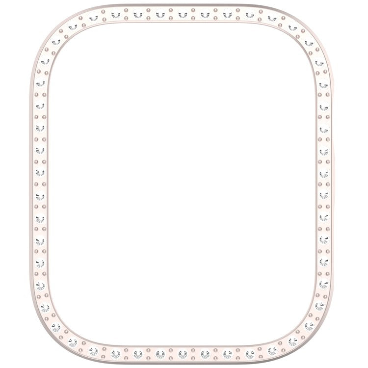 For Huawei Watch Fit 3 Watch Case Diamond Decor Half Coverage Hollow PC Watch Protective Cover - Matte Starlight