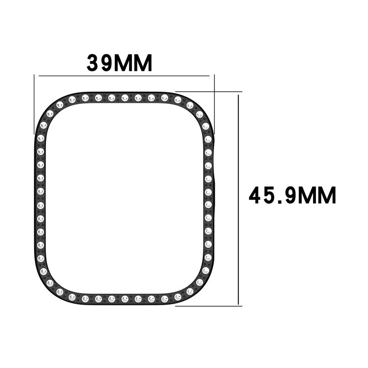 For Huawei Watch Fit 3 Watch Case Diamond Decor Half Coverage Hollow PC Watch Protective Cover - Matte Starlight