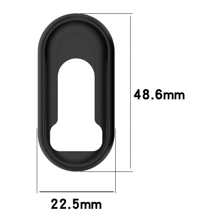 Silicone Watch Case for Xiaomi Smart Band 9 / 9 NFC / 9 Ceramic Edition / 8 / 8 NFC Watch Frame Cover - Light Pink