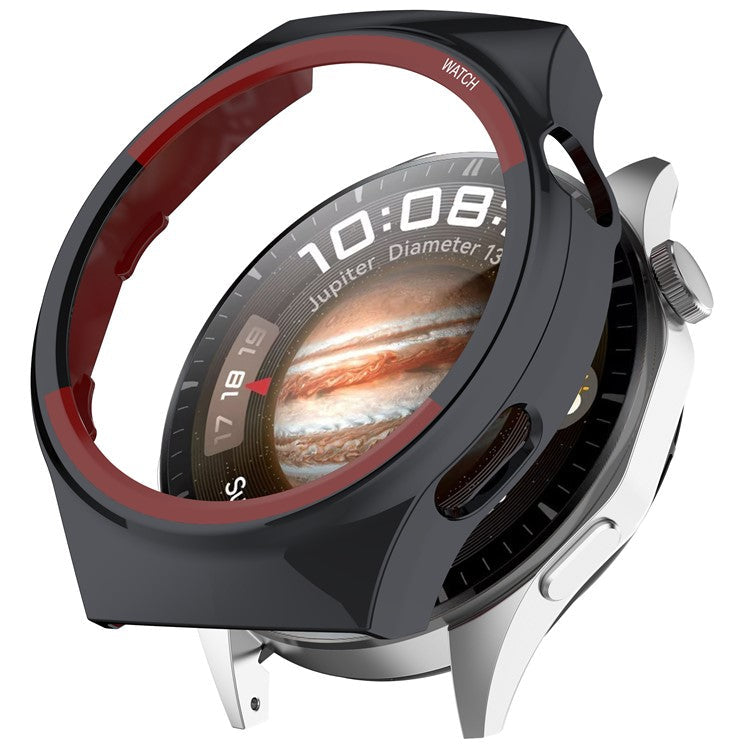 For Huawei Watch GT 4 46mm Watch Case Drop-Proof Hard PC Protective Cover - Black